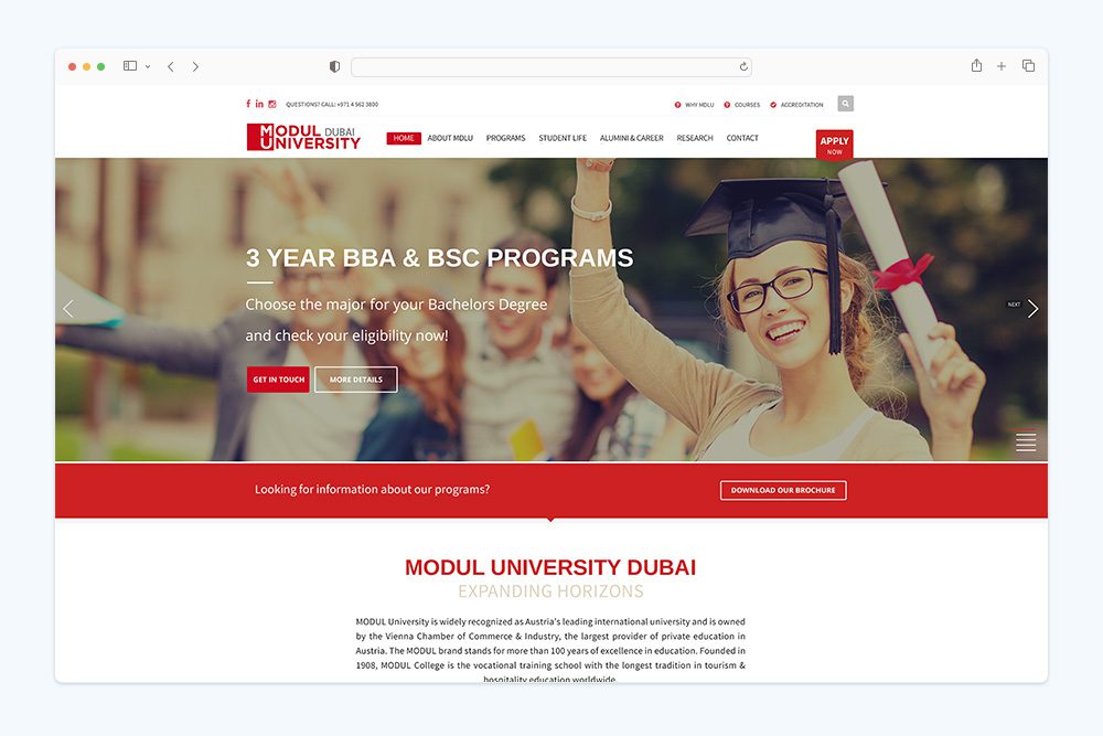 modul homepage tensai